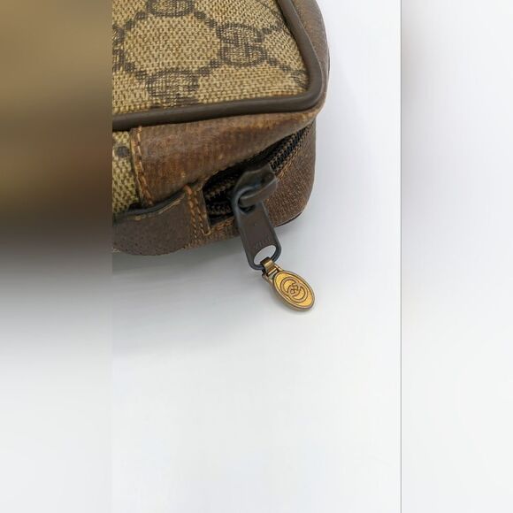 Gucci GG Canvas Web Sherry Line Clutch Bag - Picture 5 of 14